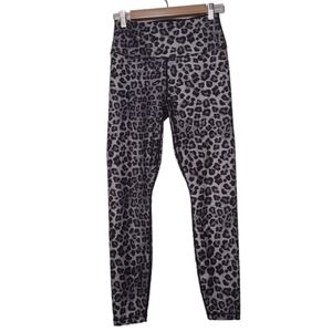Good American Snow Leopard Print 7/8 Length Leggings